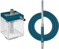 Кальян Hoob Subatom Marine Blue Stainless Steel / AHR02839 - 