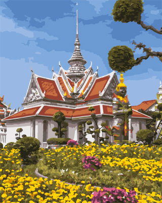 Картина по номерам Lori Храм Бангкока / Кпн-213
