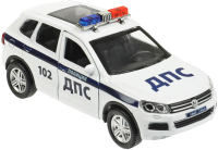 Автомобиль игрушечный Технопарк Volkswagen Touareg Полиция / TOUAREG-12POL-WH - 