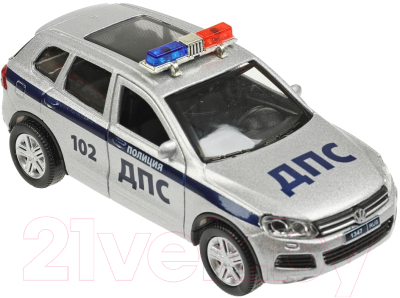 Автомобиль игрушечный Технопарк Volkswagen Touareg Полиция / TOUAREG-12SLPOL-SR