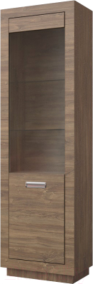 Изображение товара Шкаф с витриной Мебель-КМК П Эстель 0738.23-02 (дуб канзас)