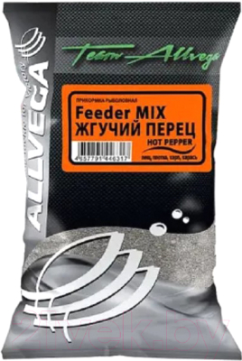 Прикормка рыболовная Allvega Team Feeder Mix Ноt Pepper / GBTA1-FMHP (1кг)