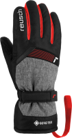 Перчатки лыжные Reusch Flash Gore-Tex Junior / 6261305-7680 (р-р 6, Black/Black Melange/Red) - 