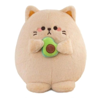 

Мягкая игрушка Maxitoys, Котик с Авокадо / 214/35