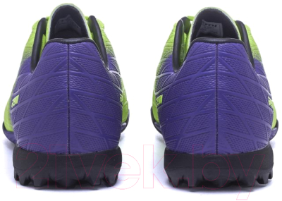 Бутсы футбольные Atemi Turf Junior SBA-005 (ярко-салатовый/фиолетовый, р-р 37)