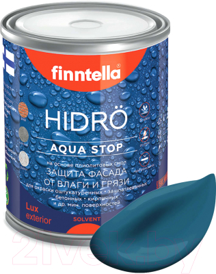Краска Finntella Hidro Myrsky / F-14-1-1-FL011 (900мл, бирюзовый)