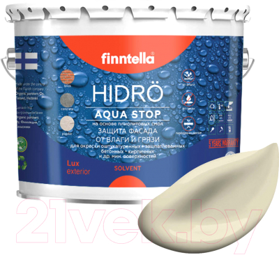 Краска Finntella Hidro Vehna / F-14-1-3-FL071 (2.7л, светло-песочный)