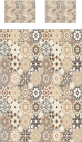 Набор текстиля для спальни Ambesonne Восточный орнамент 160x220 / bcsl_59210 - 