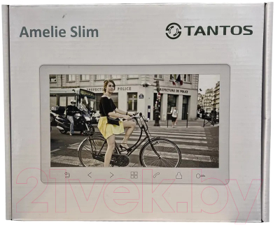Монитор для видеодомофона Tantos Amelie Slim HD SE (белый)