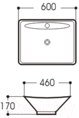 Умывальник Aquatek AQ5518-00