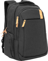 Рюкзак Grizzly RQ-310-1 (черный/коричневый) - 