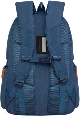 Рюкзак Grizzly RQ-310-1 (синий/коричневый)