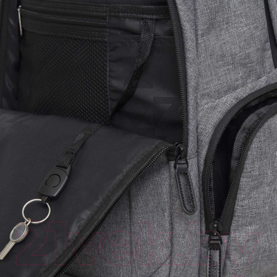 Рюкзак Grizzly RQ-310-1 (серый/черный)