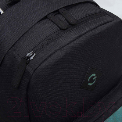 Рюкзак Grizzly RQL-318-1 (черный/мятный)