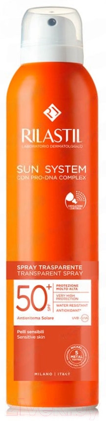 Спрей солнцезащитный Rilastil Sun System SPF 50+ Для чувствительной кожи