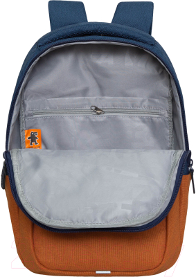 Рюкзак Grizzly RD-341-2 (синий/оранжевый)