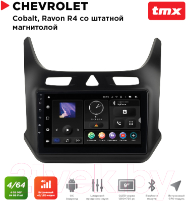 Бездисковая автомагнитола Incar TMX-3604-4