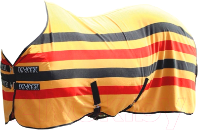 Попона для лошади Shires Tempest Original Newmarket 135 / 9327/N.MKT/72 (желтый/черный/красный)