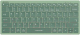 Клавиатура A4Tech Fstyler FBX51C (зеленый) - 