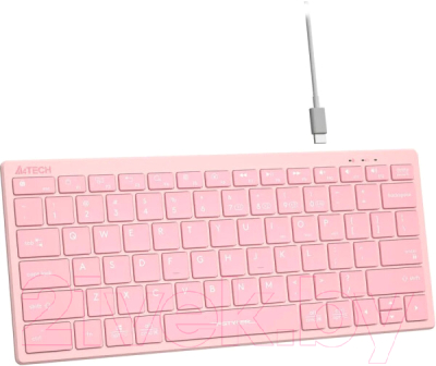 Клавиатура A4Tech Fstyler FBX51C (розовый)