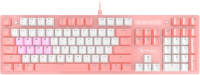 Клавиатура A4Tech Bloody B800 (розовый/белый) - 