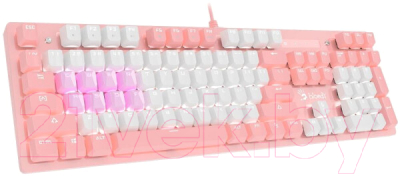 Клавиатура A4Tech Bloody B800 (розовый/белый)