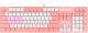 Миниатюра изображения товара Клавиатура A4Tech Bloody B800 (розовый/белый)