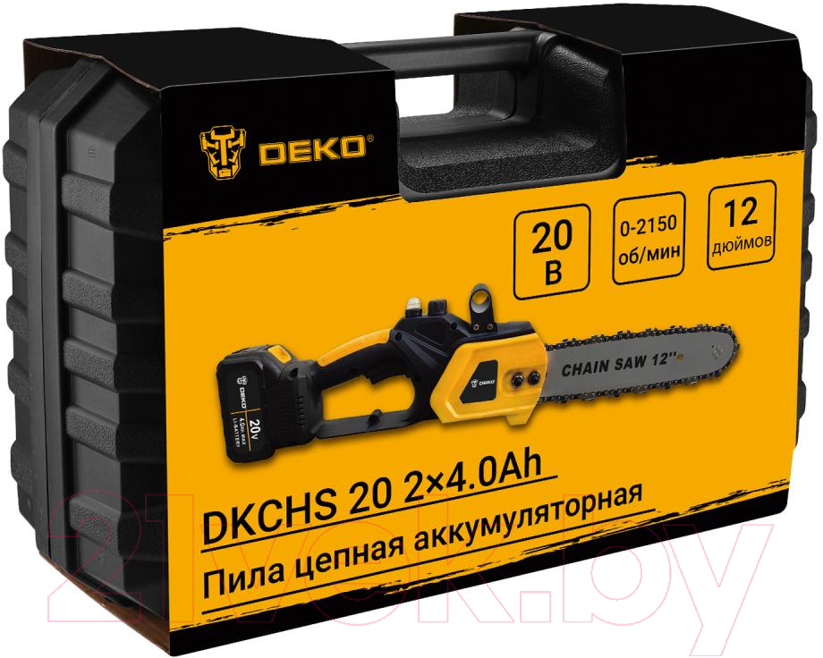Электропила цепная Deko DKCHS 20 / 063-4356