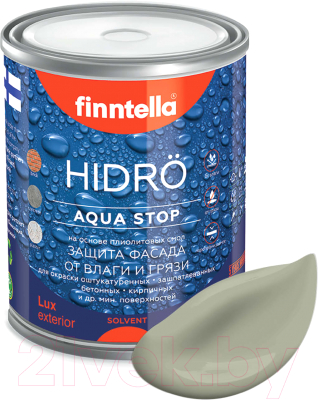 Краска Finntella Hidro Suojaa / F-14-1-1-FL024 (900мл, серо-зеленый)