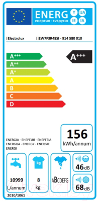 Стиральная машина встраиваемая Electrolux EW7F3R48SI