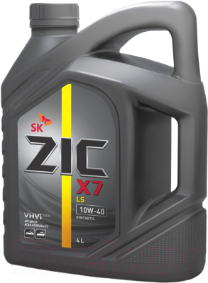 Моторное масло ZIC X7 LS 10W40 / 162620 (4л)