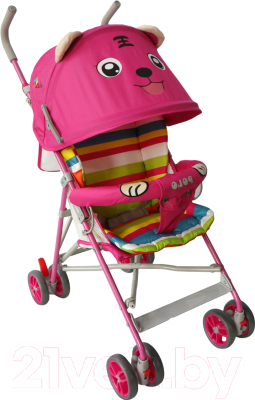 Детская прогулочная коляска Alis Polo (розовый)