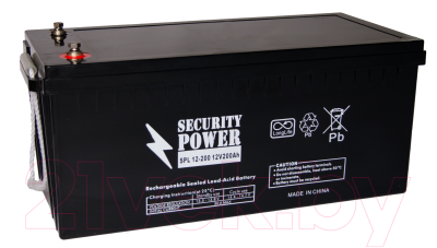 Батарея для ИБП Security Power SPL 12-200 (12V/200Ah)