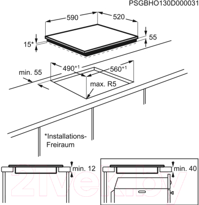 Индукционная варочная панель Electrolux IKE6420KB