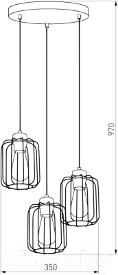 Потолочный светильник TK Lighting Galaxy New 4715