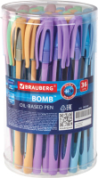 Набор шариковых ручек Brauberg Bomb GT Pastel / 880412 (36шт) - 