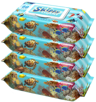 Влажные салфетки детские Skippy Aqua (320шт) - 