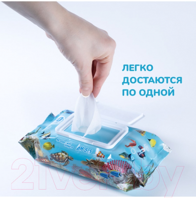 Влажные салфетки детские Skippy Aqua (320шт)