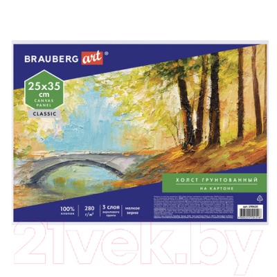 Набор холстов для рисования Brauberg Art Classic / 880346 (5шт)