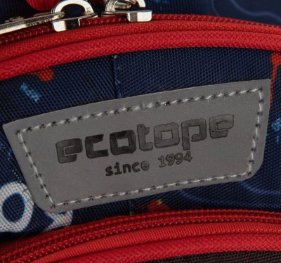 Детский рюкзак Ecotope +пенал / 380-2020-BCL (синий/красный)