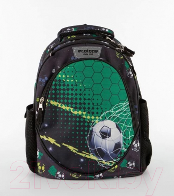 Детский рюкзак Ecotope +пенал / 380-2020-GNC (зеленый)
