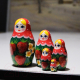 Миниатюра изображения товара Матрешка сувенирная Брестская Фабрика Сувениров Русские матрешки с клубничными украшениями / 5042