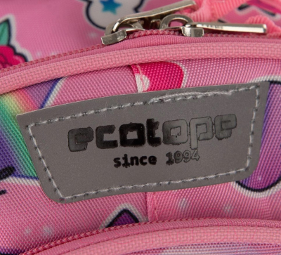 Детский рюкзак Ecotope +пенал / 380-2020-LPK (розовый)