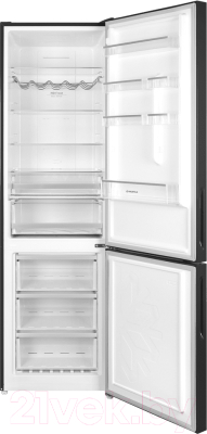 Холодильник с морозильником Maunfeld MFF200NFBE