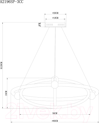 Потолочный светильник Arte Lamp Harley A2196SP-3CC