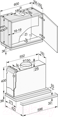 Купить Вытяжка телескопическая Miele DAS 4620  