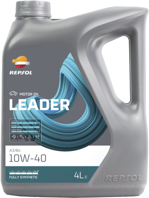 Моторное масло Repsol Leader A3/B4 10W40 / RPP0104MGB (4л)