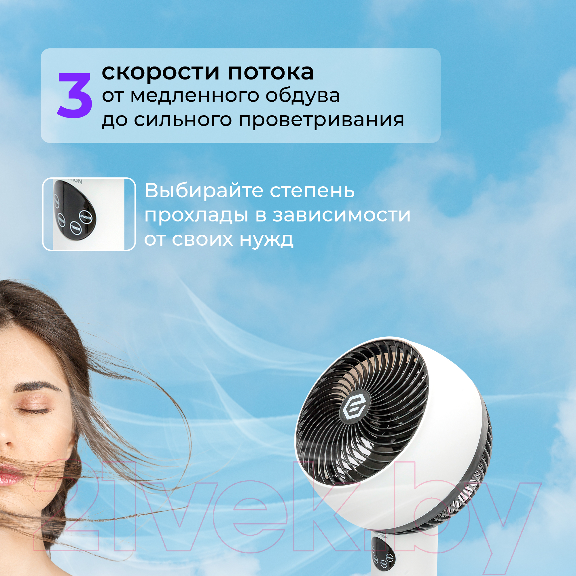 Вентилятор Evolution AirLeaf AL-303R — фото 7