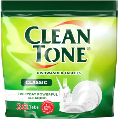 Таблетки для посудомоечных машин Clean Tone Classic (30шт)