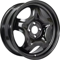 

Штампованный диск ТЗСК, Renault Sandero 16x6.5" 4x100мм DIA 60.1мм ET 50мм Black